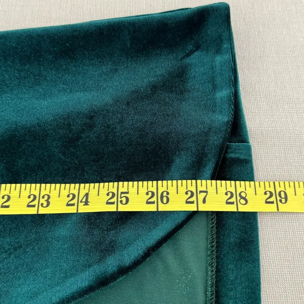 Rinascimento‎ Velvet Blazer Women's Size XS Green